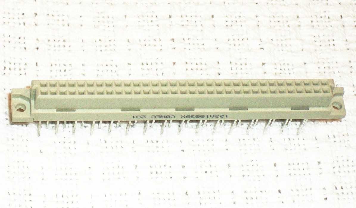 Złącze gniazdo DIN41612 CONEC 64 PIN 122A10039X proste 13 mm