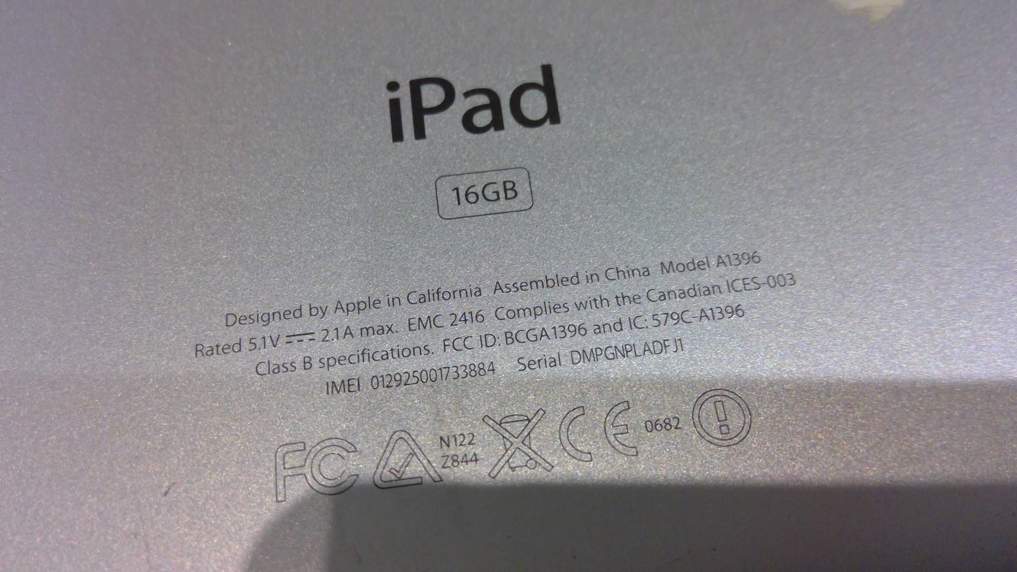 Tablet Apple A1396 A43