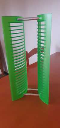 Prateleira verde plástico