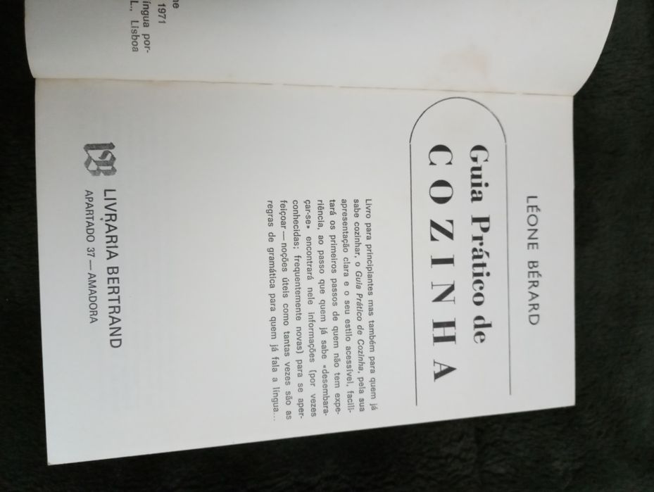 Guia prático de cozinha, Bérard, Léone -Bertrand, 1977  Como novo