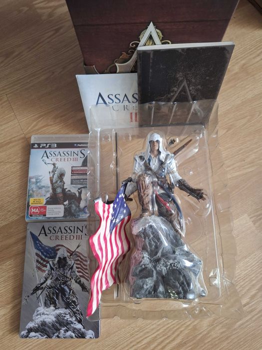 Assassin’s Creed III – Freedom Edition PS3 Completa, Rara, de Coleção