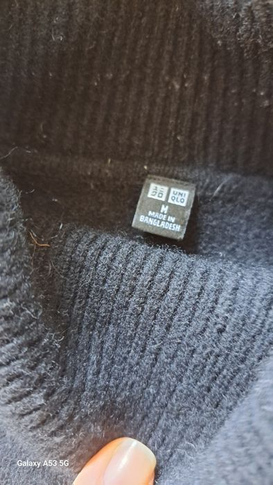 Golf Uniqlo rozm M. 100% wełna