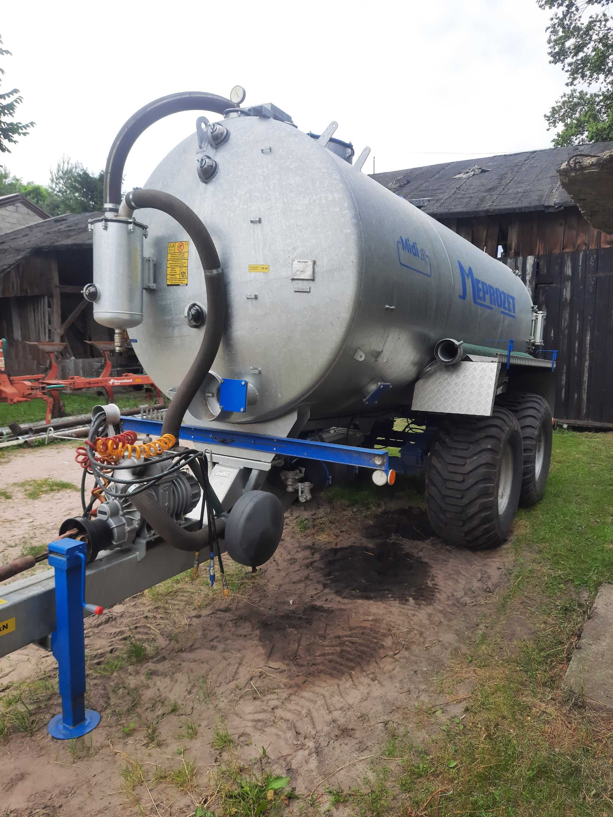 Przyczepa asenizacyjna Meprozet Kościan MIDI 2R 12000 L