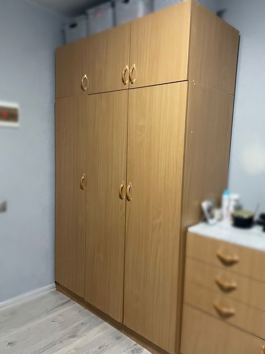 Шафа для одягу з знімним антресоллю