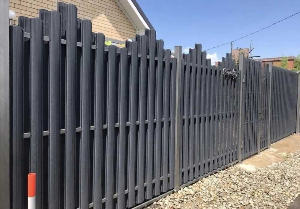 Євроштахети • Металеві штахети - штакетник,забор,паркан,огорожа