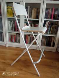Ikea Franklin krzesło białe skladane