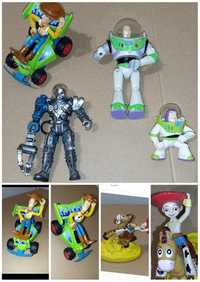 7 starych vintage figurek postaci z bajki Toy Story Disney Pixar