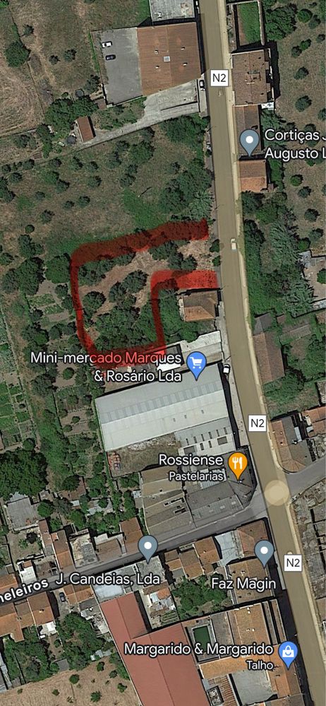 Lote urbano de 1815 m2 Troca terreno urbano por apartamento ou monte Alentejano