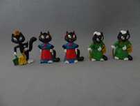 Figuras em PVC coleção Gatos