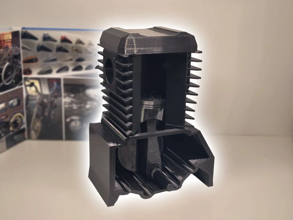 Kit Motor Monocilíndrico Funcional - Aprenda Mecânica