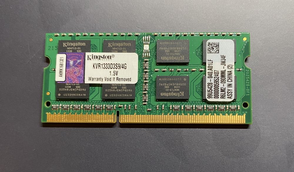 Ram Kingston 4GB, DDR3, 1333 MHz