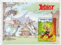 Selo francês comemorativo e especial do Asterix do Dia do Sêlo de 1999