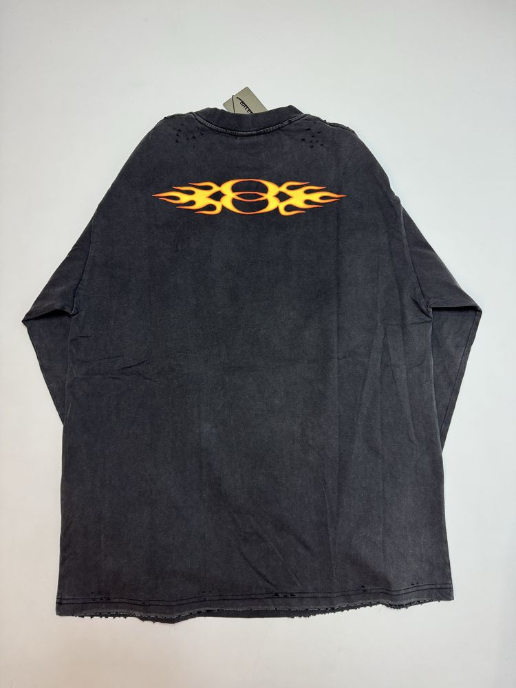 Лонгслів Balenciaga Burning Unity Washed hoodie M L