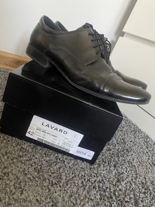 Lavard buty półbuty eleganckie 42 do garnituru