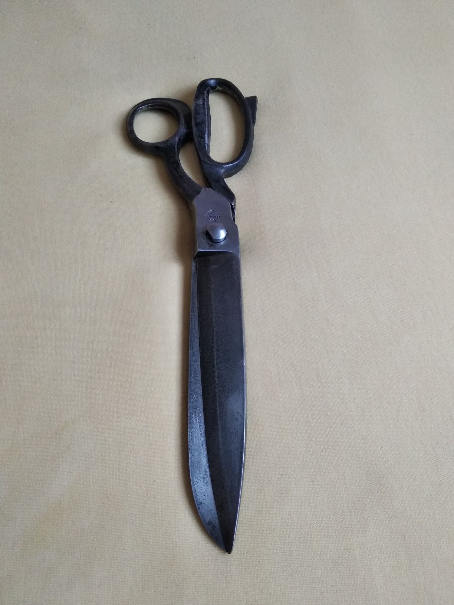 Przedwojenne nożyce krawieckie Gerlach 12" Nożyce z przedwojnia