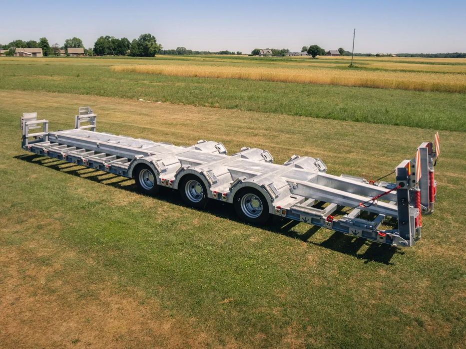 PN 300 LS  Solidna przyczepa niskopodwoziowa/ocynkowan/33 dmc/niski załadunek