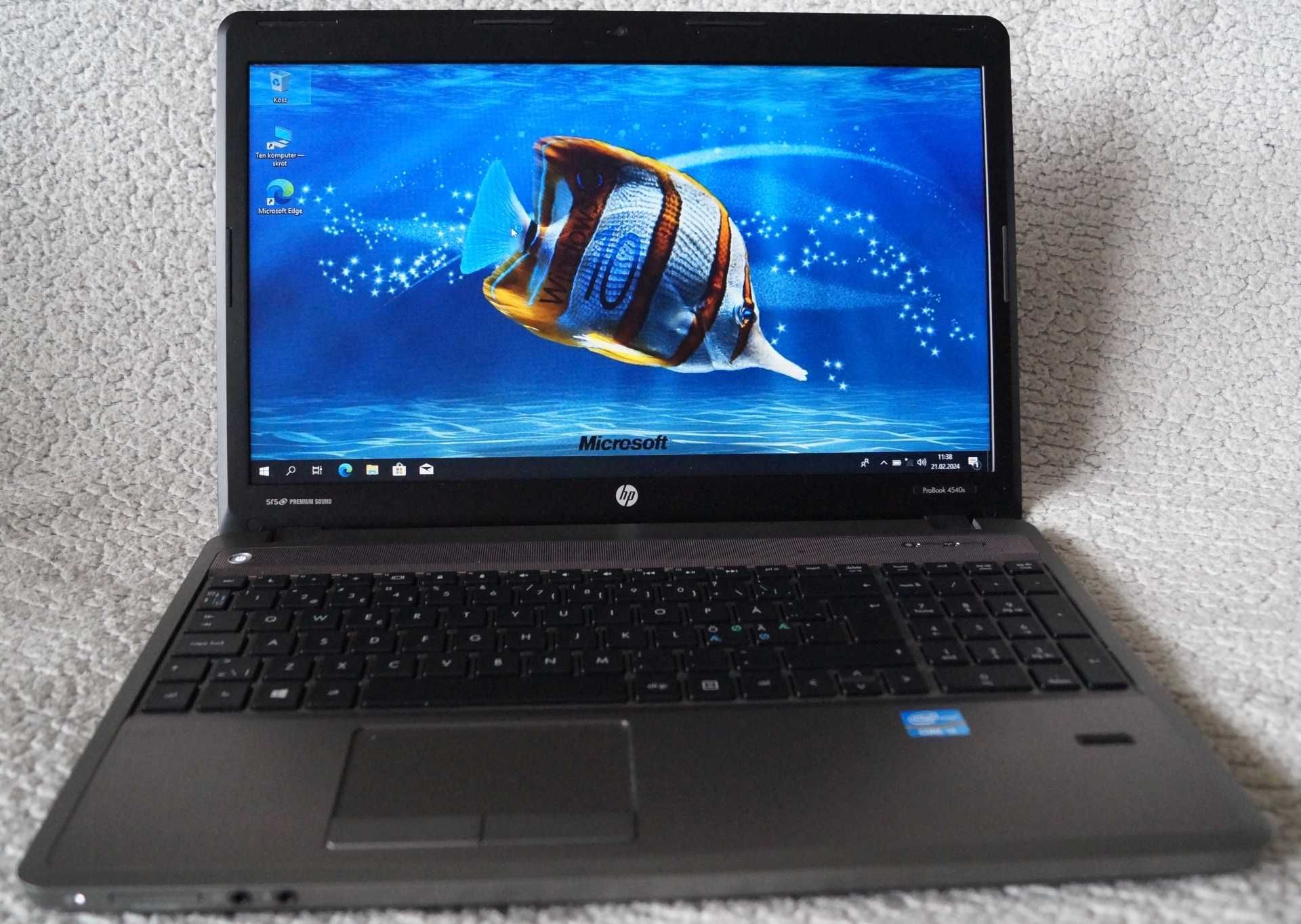 Laptop HP 15.6 Core i3 Win10 HDMI Probook 4540s