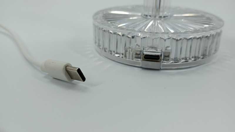 Lampka LED 1W USB-C akumulator 800mAh ozdobna dotykowa Gwiazda /LAK1