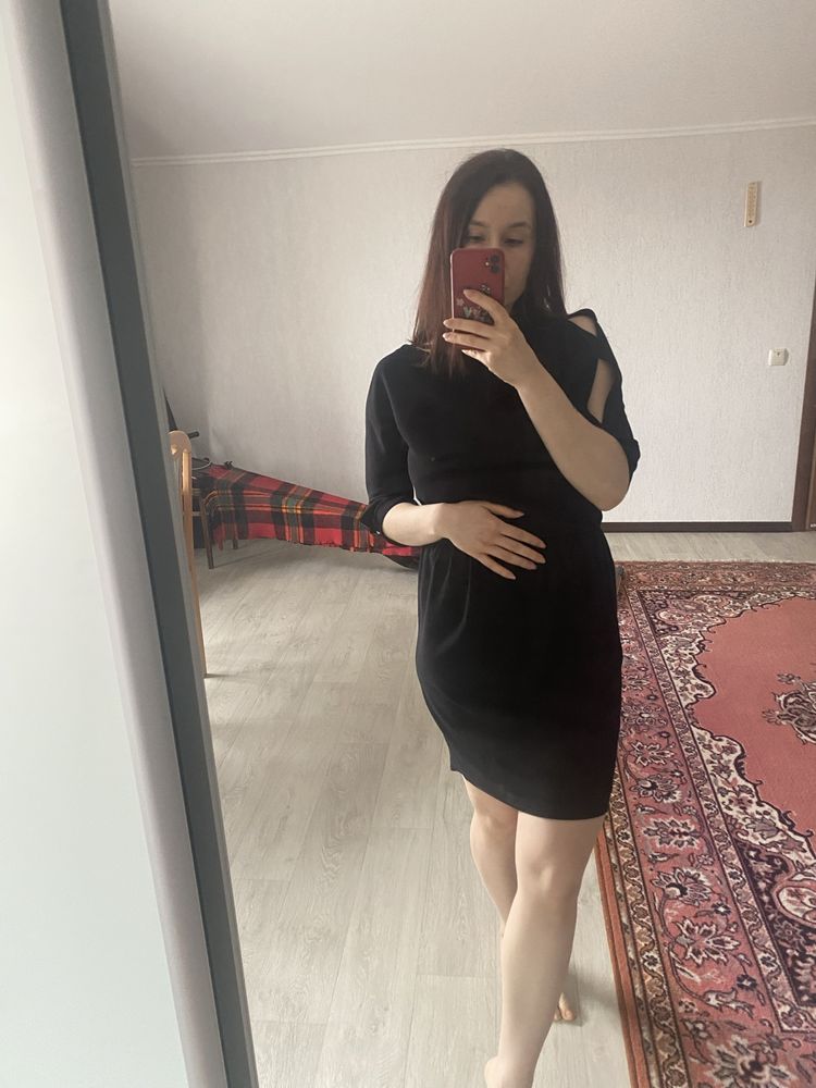 Маленькое черное платье Zara мини платье Зара