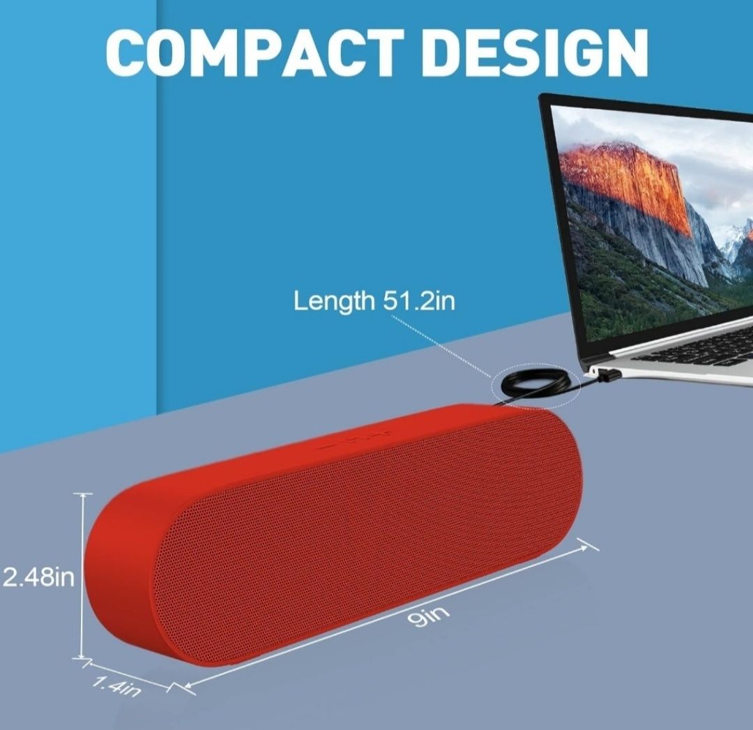 Głośnik PC, USB do komputera stacjonarnego laptopa