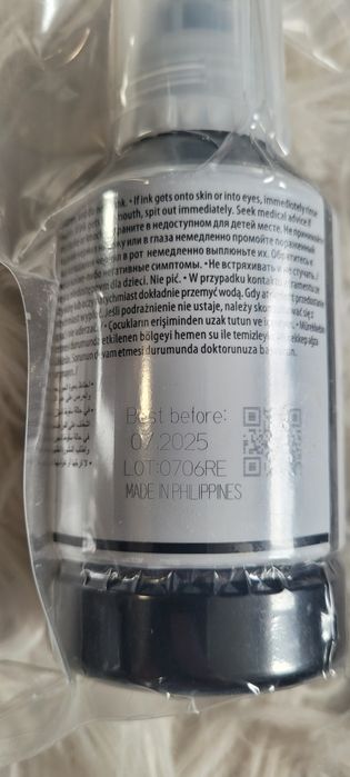 Czarny tusz do drukarek EPSON