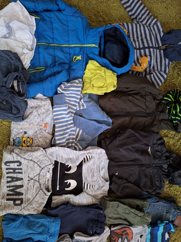Zestaw ubrań dla chłopca 2-4 lata, r. 98-104 firmowe: HM, Zara, Coolcl