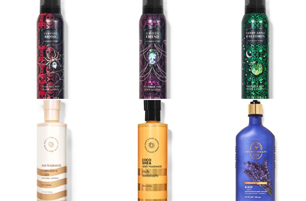 Лосьйони для тіла від Bath and Body Works
