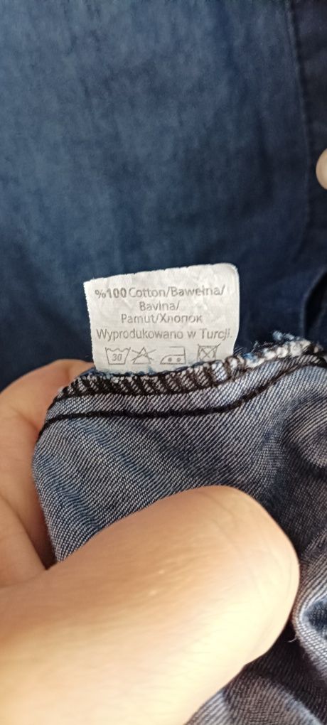 Sukienka jeans 2 xl