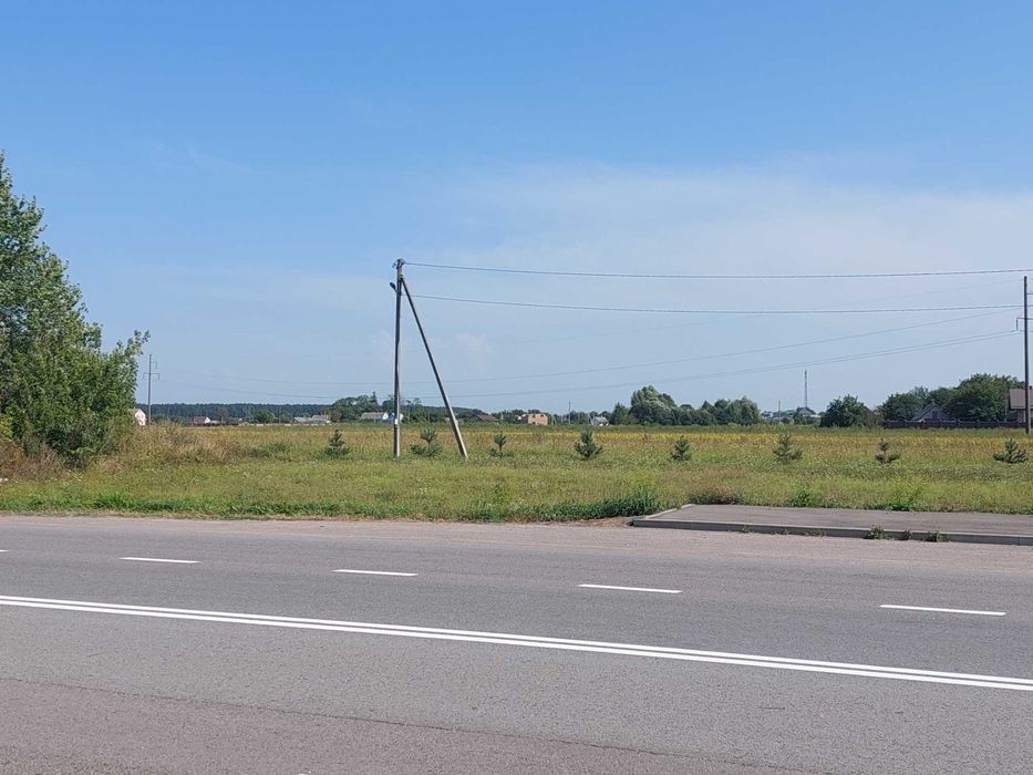 Продам ділянку 1 га поруч перехрестя Кустин, Забороль