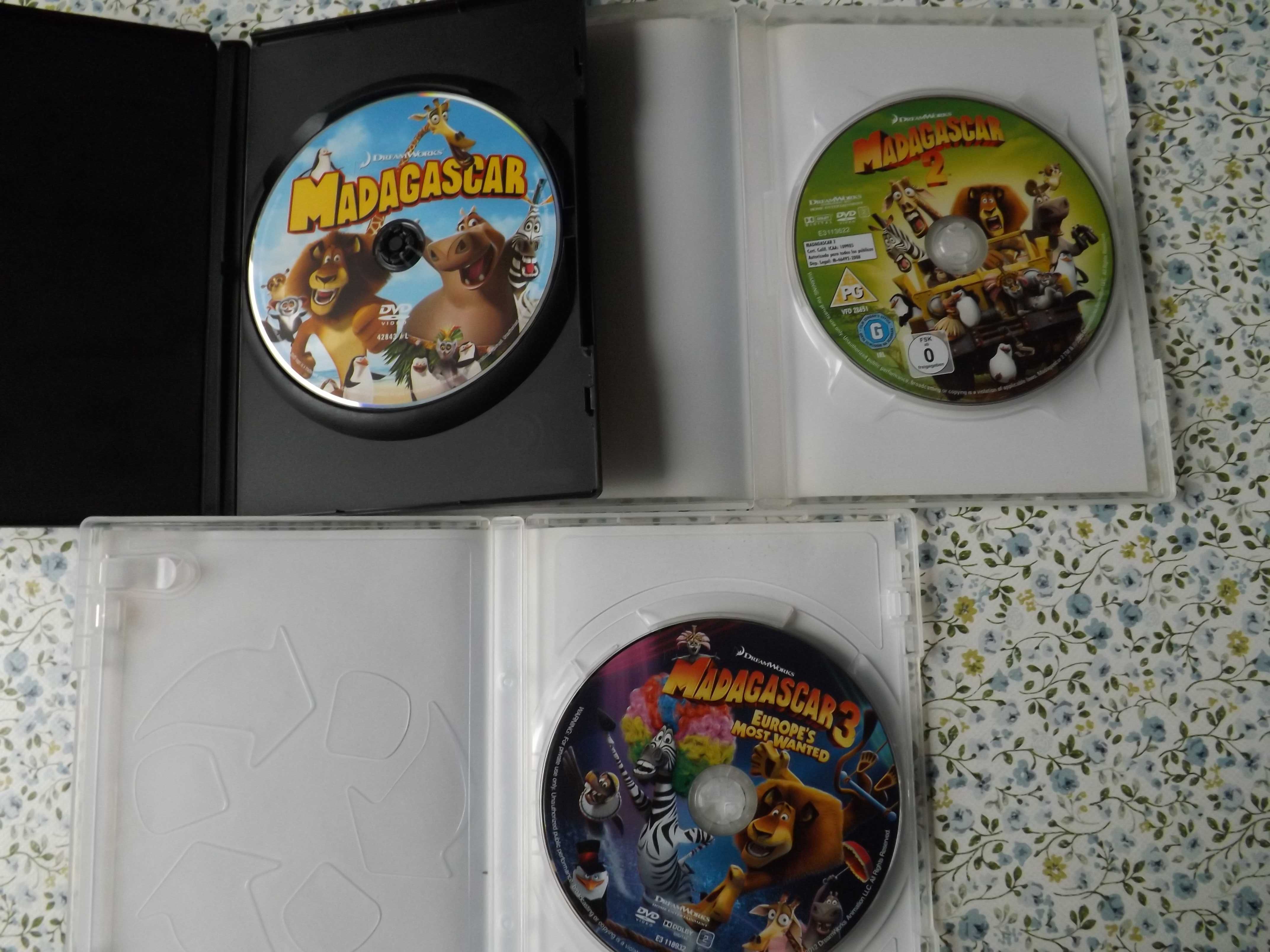 Madagaskar film bajki trylogia polski dubbing