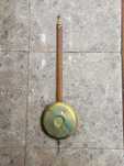 615 Wahadło starego zegara ściennego GB Becker P54 11,5cm dł 44cm