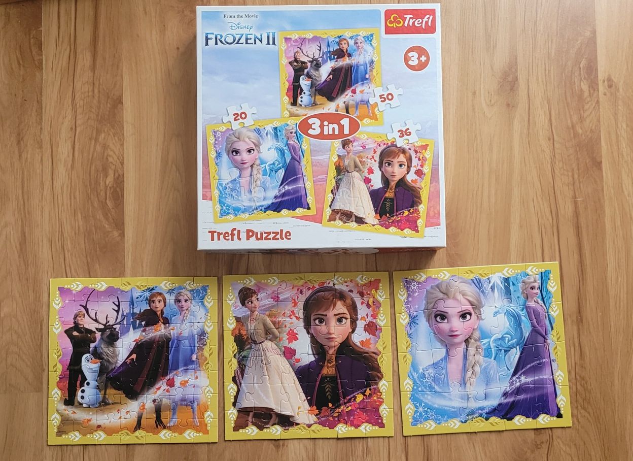 Puzzle 3w1 Frozen II Trefl 3+