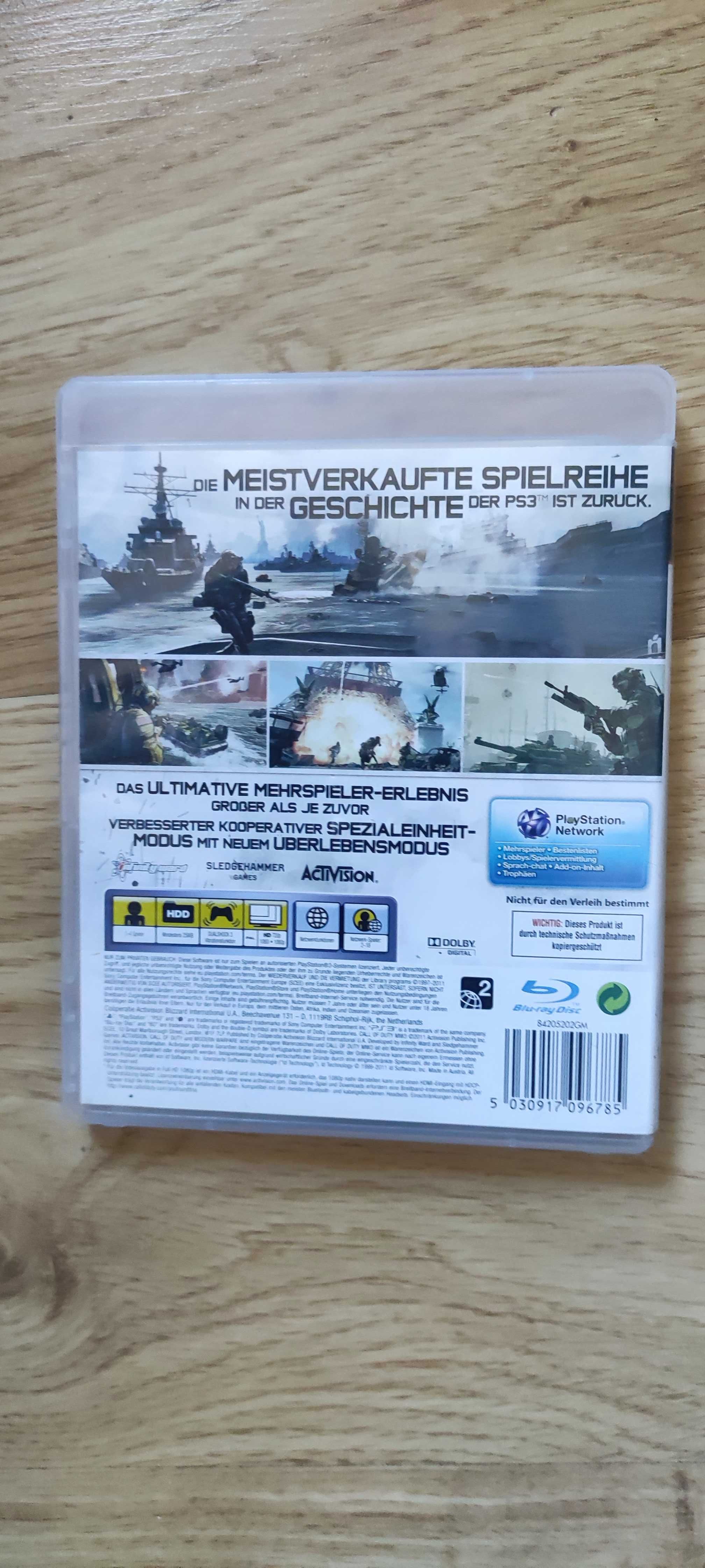 Call of Duty-Modern Warfare 3+Call of Duty 4-Modern Warfare gry ps3