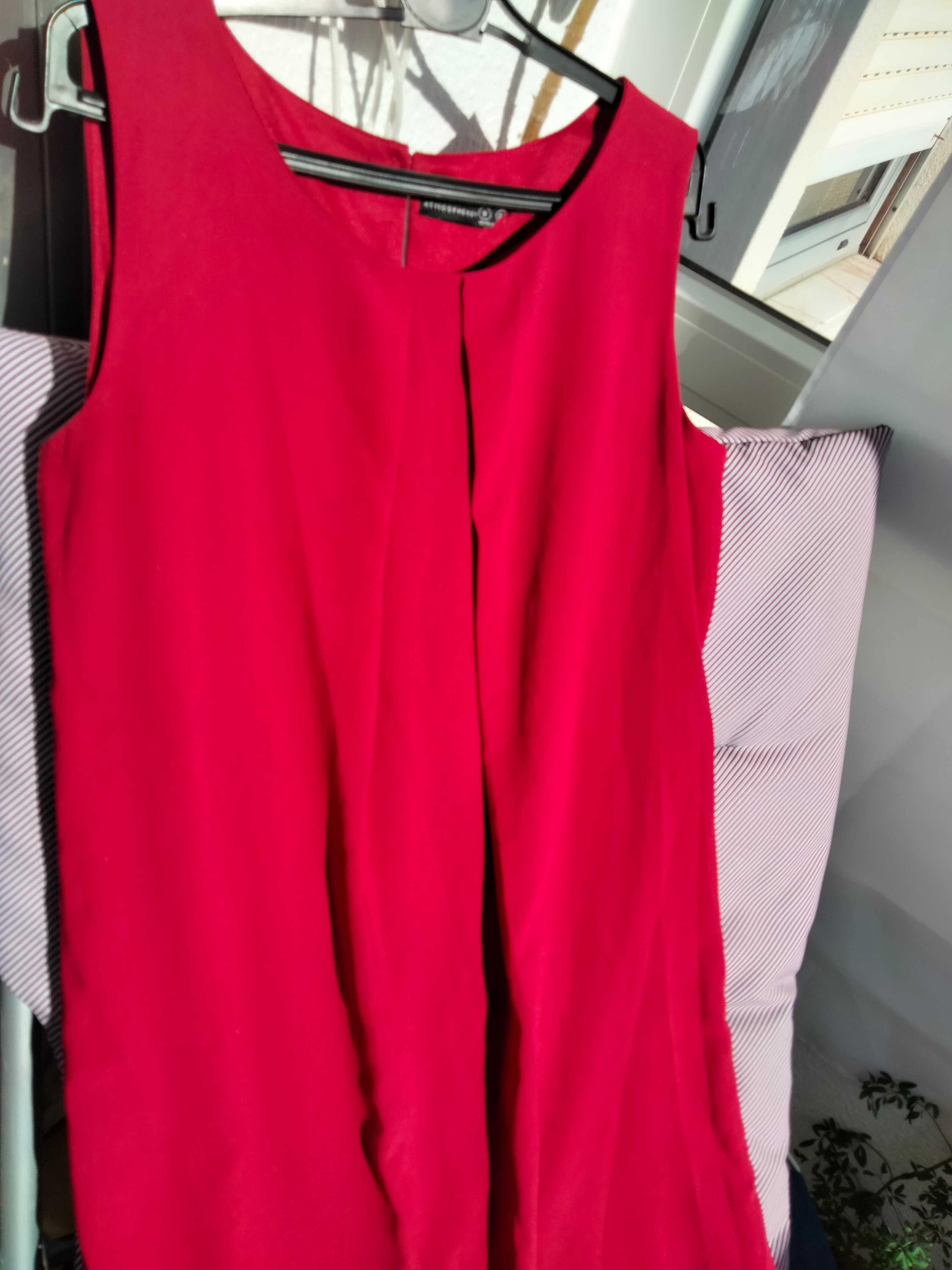 Vestido vermelho midi_tam S