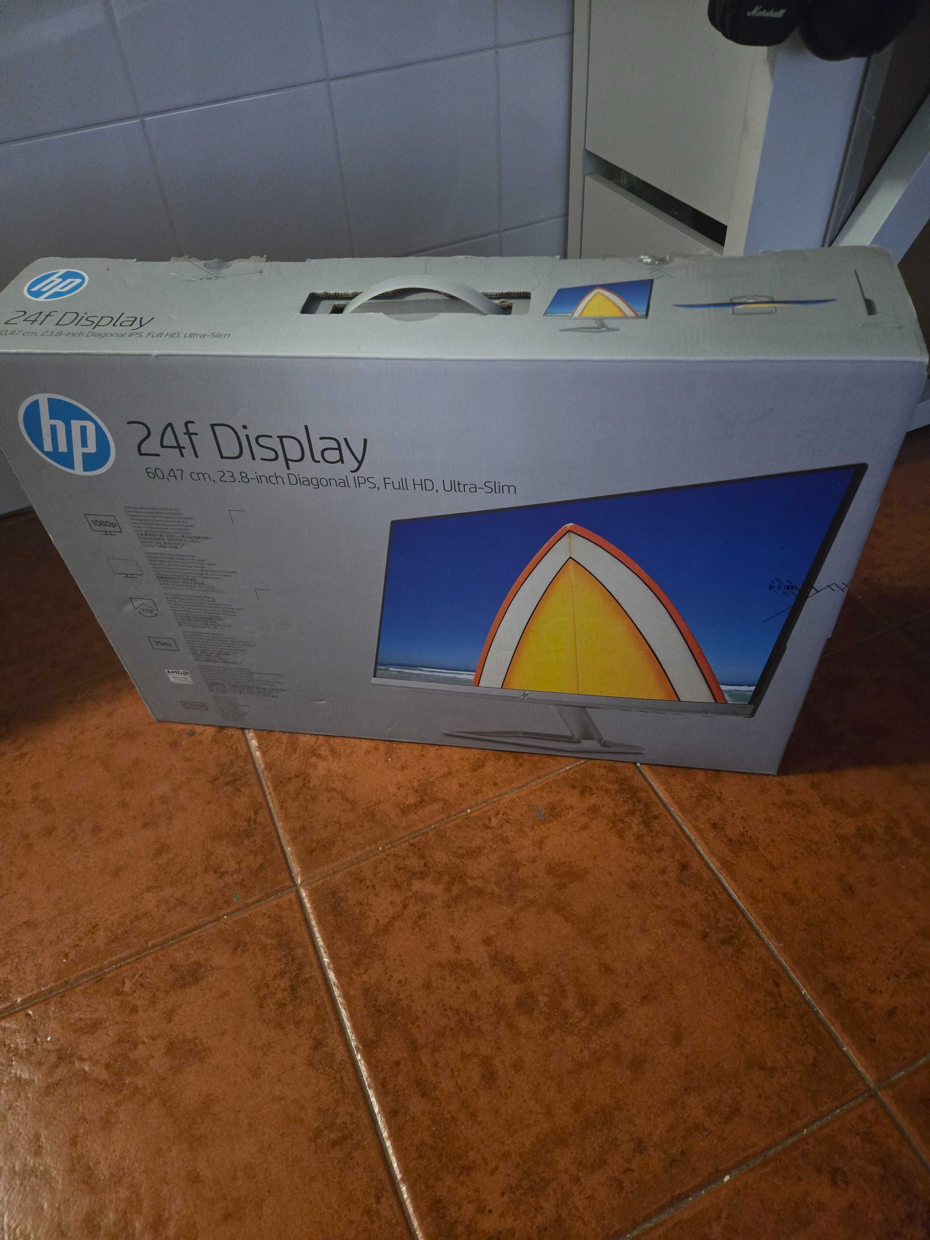 Monitor HP 24F (24'' - Full HD - LED IPS - FreeSync), como Novo