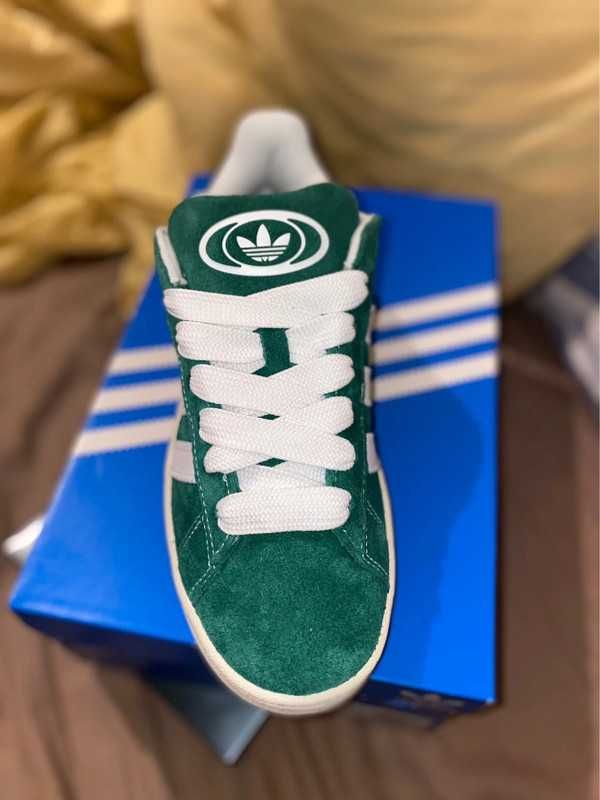 Adidas Campus 00s Dark Green Cloudy White 41