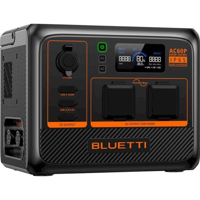 Аккумуляторная электростанция Bluetti AC60P 600W, официальная гарантия