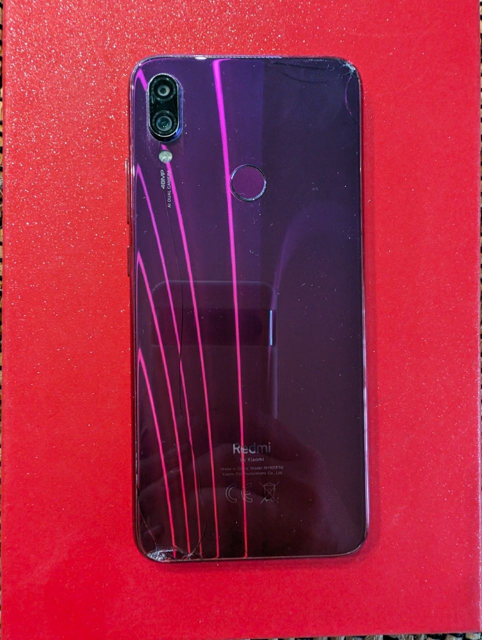 Telefon Xiaomi Redmi Note 7 + etui