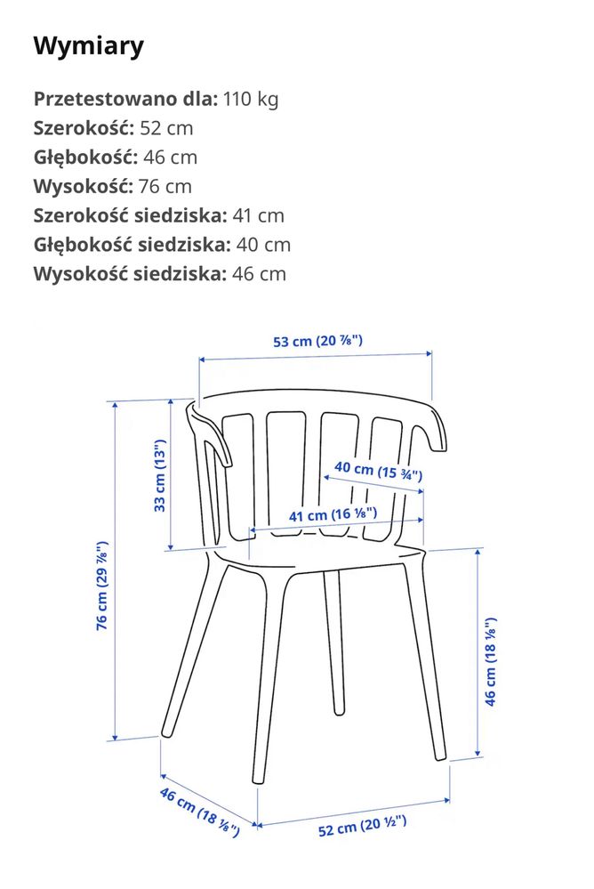 Ikea czerwone krzesło PS 2012