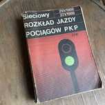 Sieciowy rozkład jazdy pociągów pkp 1988 - 1989 stary