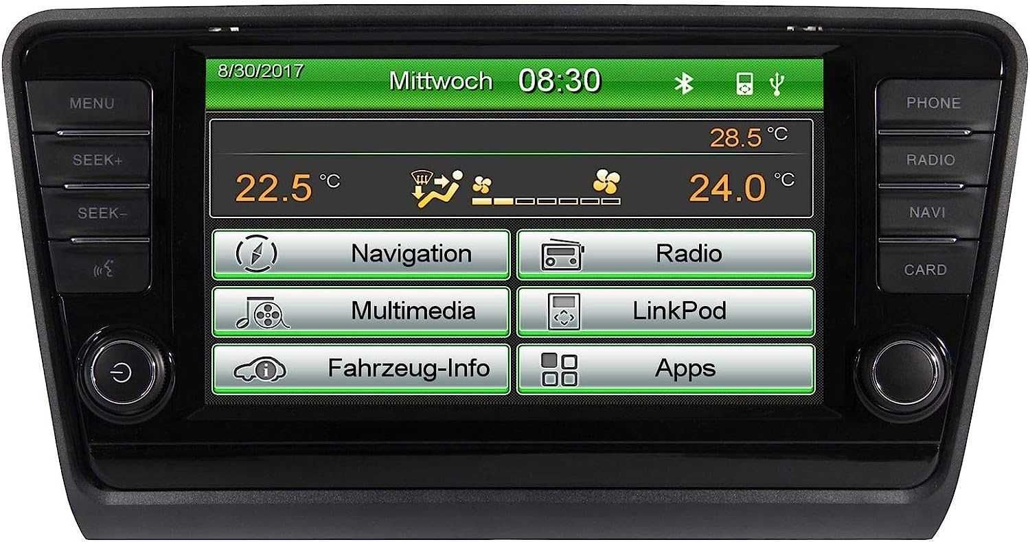 Odtwarzacz multimedialny Radio samochodowe ESX VNS830 SK-OC3 Octavia 3