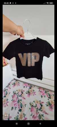 t-shirt VIP czarny dla dzieci