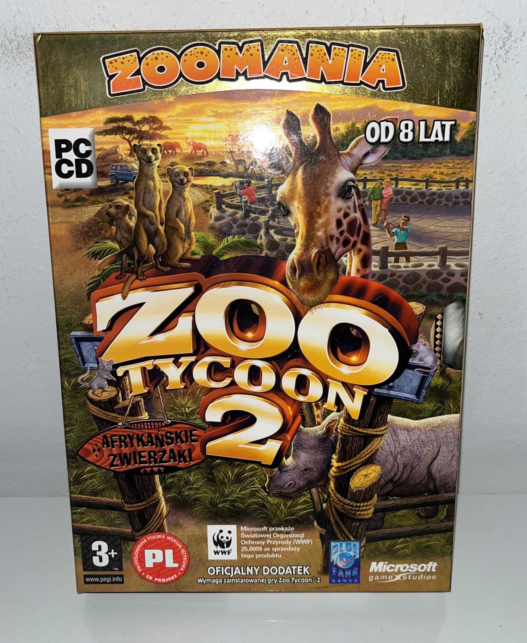 Zoo Tycoon 2 Afrykańskie Zwierzaki BOX PL