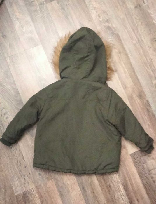 Тепла зимова куртка -парка на хлопчика 2-4 років
