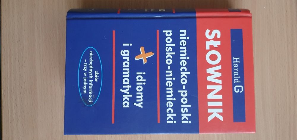 Słownik niemiecko-polski i polsko-niemiecki + idiomy + gramatyka