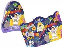 Puzzle 48 Kosmos UFO planety. Leantoys