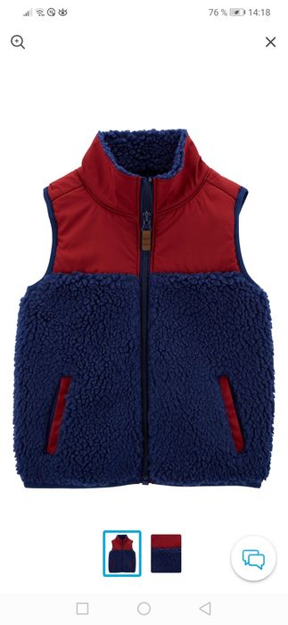 Жилетка жилет шерпа Carter's 4  роки 110