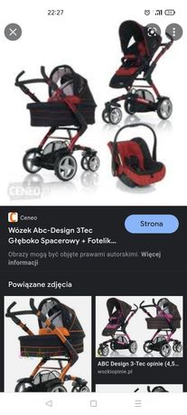 Wózek Abc Design trzykolowy