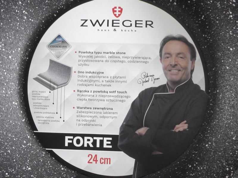 Patelnia Zwieger Forte 24cm granitowa