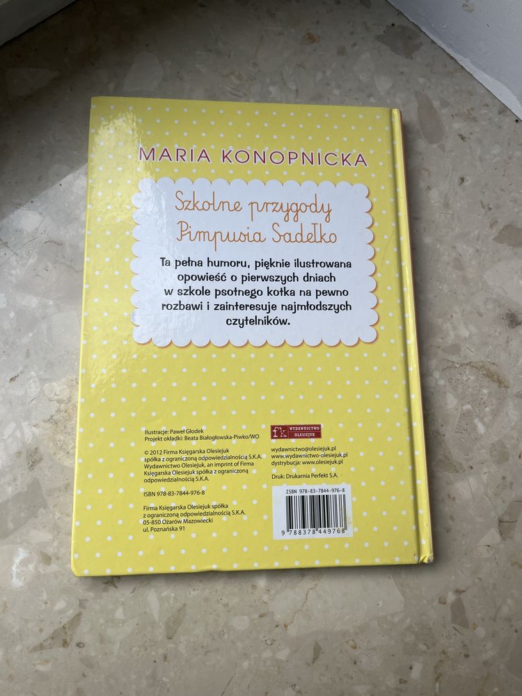 Maria Konopnicka „Szkolne przygody pimpusia sadełko”